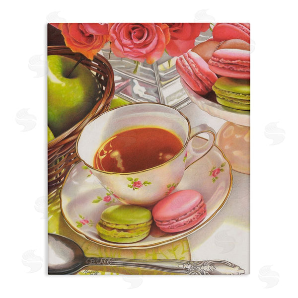 stupell industries Mardell Schuster | Tea with Macarons