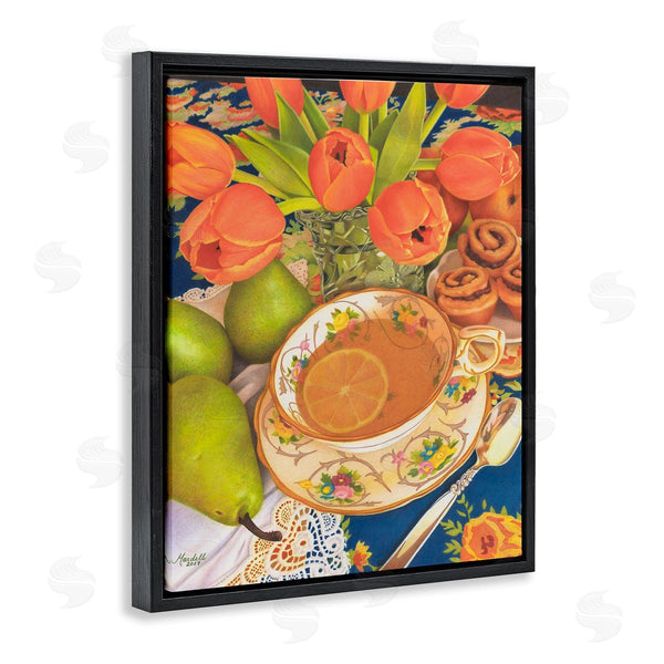Stupell Industries Mardell Schuster | Tea With Orange Tulips