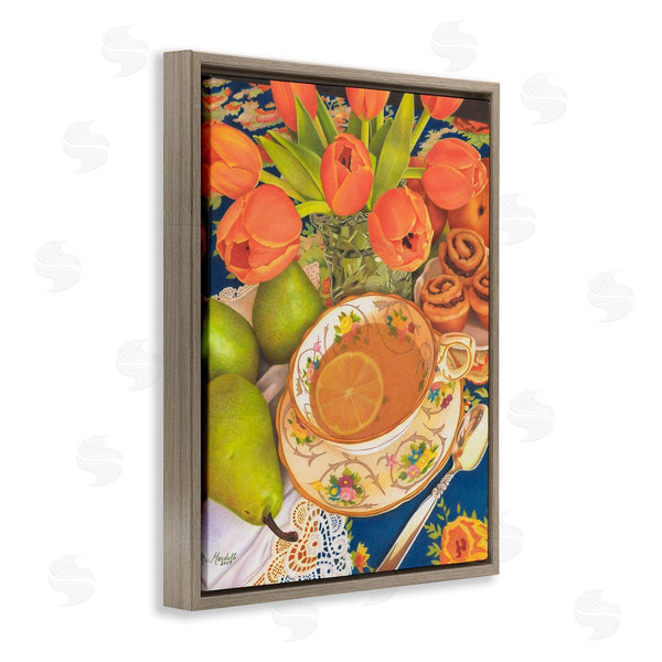 Stupell Industries Mardell Schuster | Tea With Orange Tulips