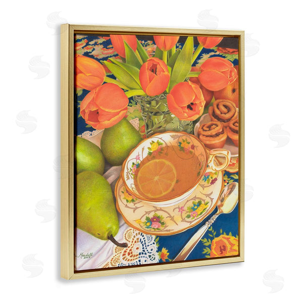 Stupell Industries Mardell Schuster | Tea With Orange Tulips