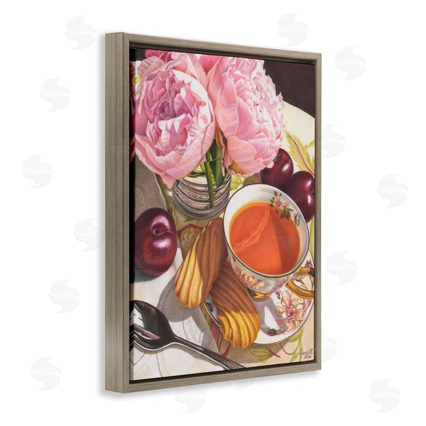 Stupell Industries Mardell Schuster | Tea With Peonies And Plums