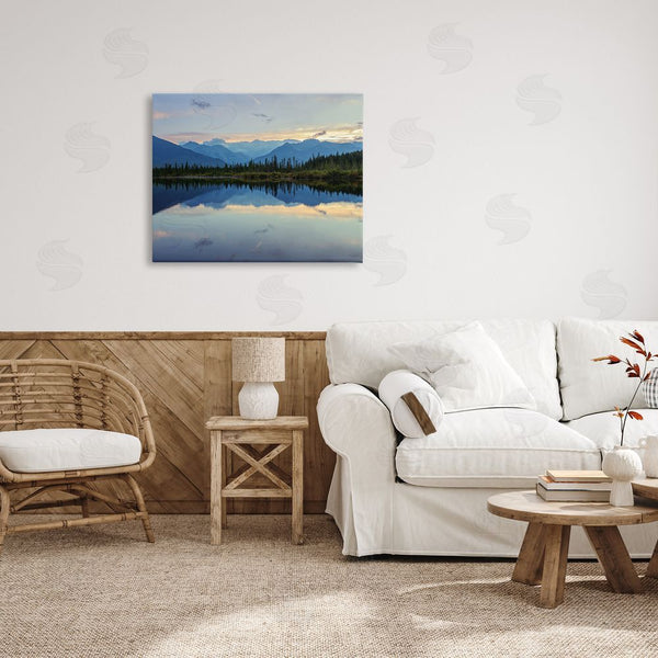 Stupell Industries Margaret Clavell | Mountain Clouds Reflection Wall Art