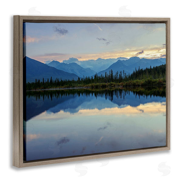 Stupell Industries Margaret Clavell | Mountain Clouds Reflection Wall Art