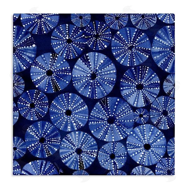 stupell industries Maria Over | Abstract Blue Sea Urchin Pattern Wall Art