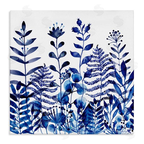 stupell industries Maria Over | Blue Fern Sprouts Nature Plants Wall Art