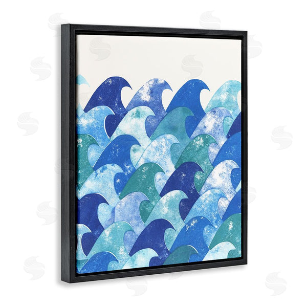 Stupell Industries Marie Le Moal | Abstract Sea Waves Wall Art
