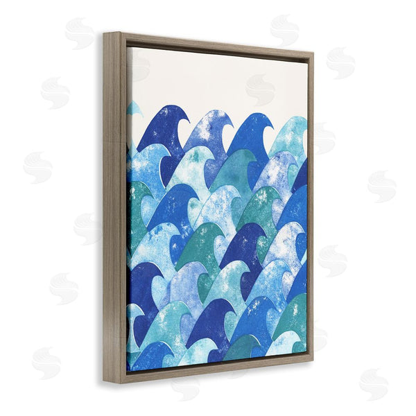 Stupell Industries Marie Le Moal | Abstract Sea Waves Wall Art