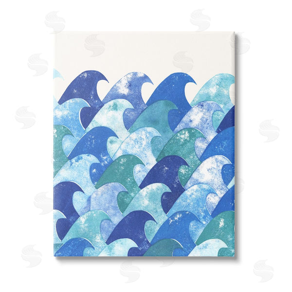 stupell industries Marie le Moal | Abstract Sea Waves Wall Art