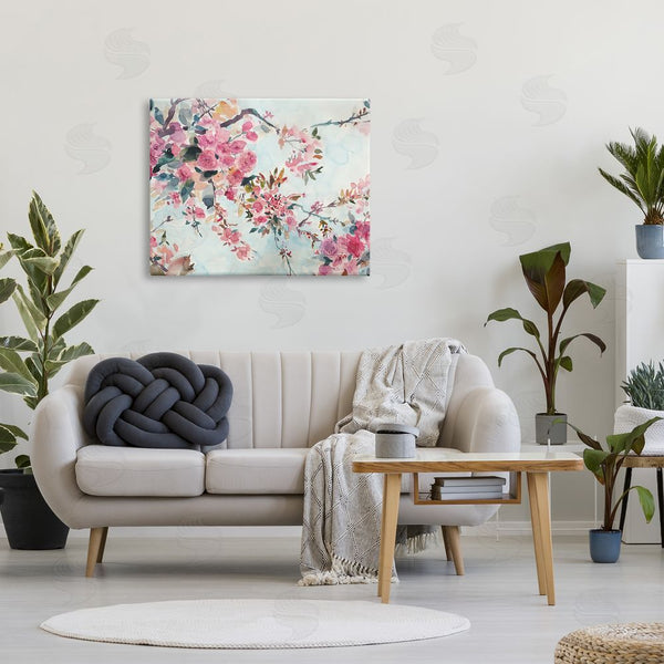 Stupell Industries Marietta Cohen Art And Design | Budding Cherry Blossoms Nature Wall Art