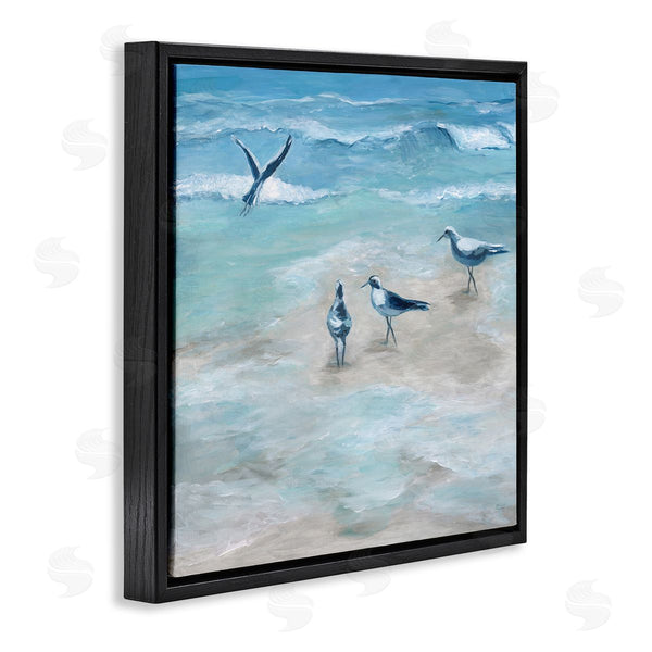 Stupell Industries Marilyn Dunlap | Coastal Seagulls On Beach
