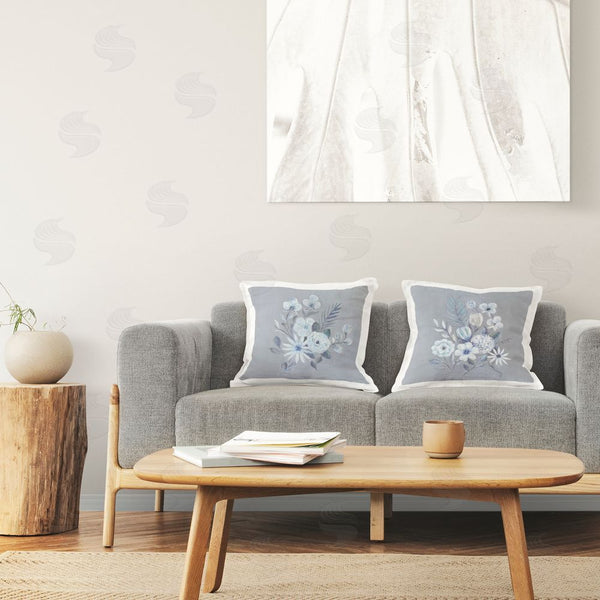 Stupell Industries Marilyn Dunlap | Delicate Flower Bunches Printed Throw Pillow Set