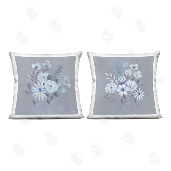 stupell industries Marilyn Dunlap | Delicate Flower Bunches Printed Throw Pillow Set