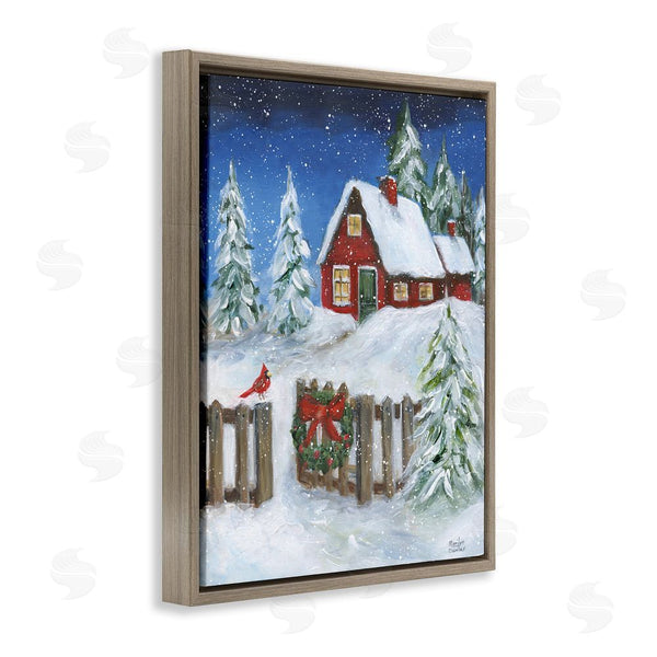 Stupell Industries Marilyn Dunlap | Traditional Winter Scene
