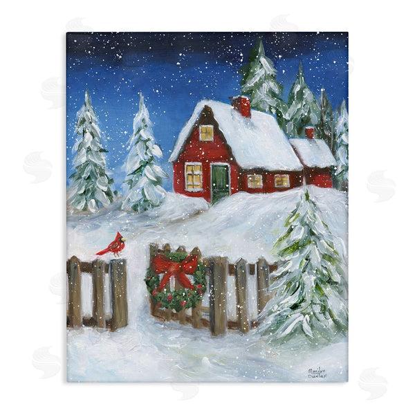 stupell industries Marilyn Dunlap | Traditional Winter Scene