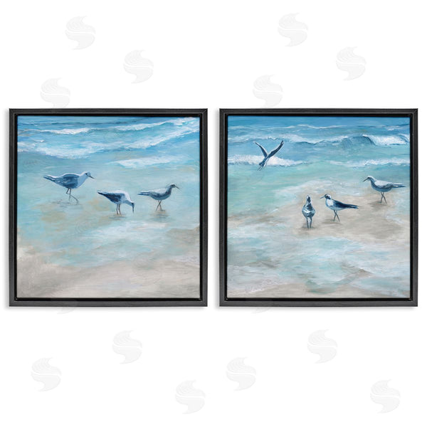 Stupell Industries Marilyn Dunlap | View Of Seagulls On Shore