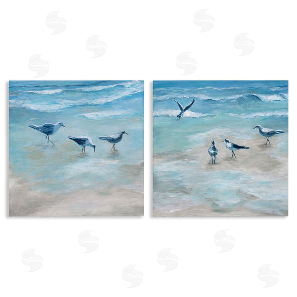 stupell industries Marilyn Dunlap | View of Seagulls on Shore