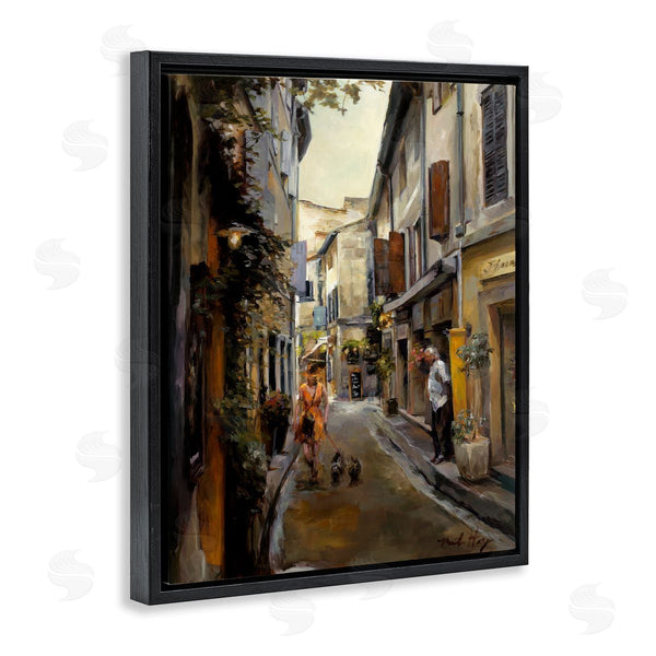 Stupell Industries Marilyn Hageman | European City Dog Walk Wall Art