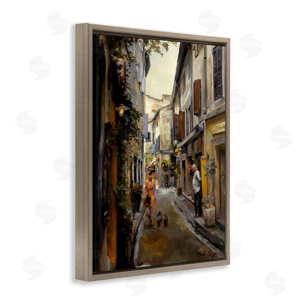 Stupell Industries Marilyn Hageman | European City Dog Walk Wall Art