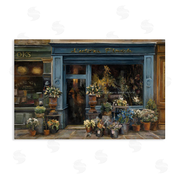 stupell industries Marilyn Hageman | Florist Shopfront in Town Wall Art
