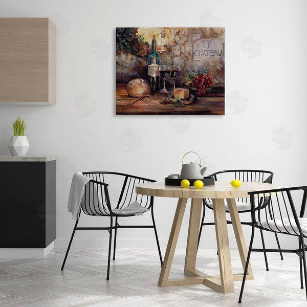 Stupell Industries Marilyn Hageman | Parisian Wine And Cheese Wall Art