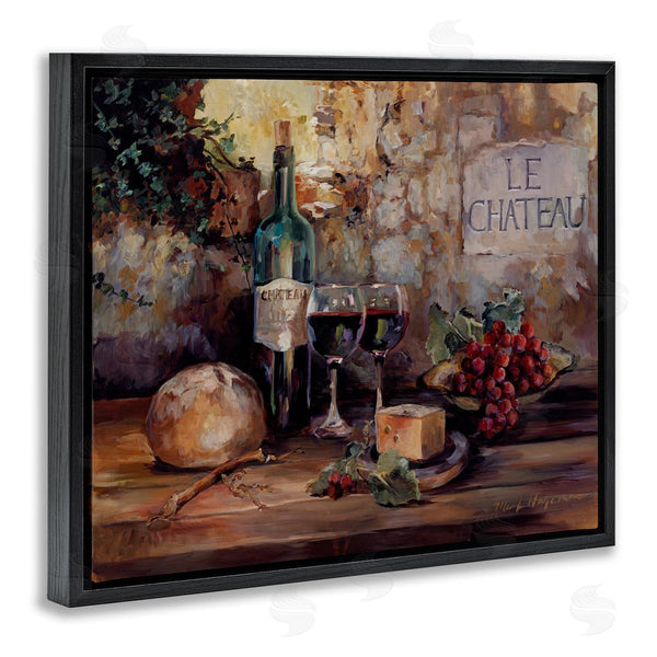 Stupell Industries Marilyn Hageman | Parisian Wine And Cheese Wall Art