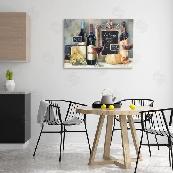 Stupell Industries Marilyn Hageman | Parisian Wine & Cheese Wall Art