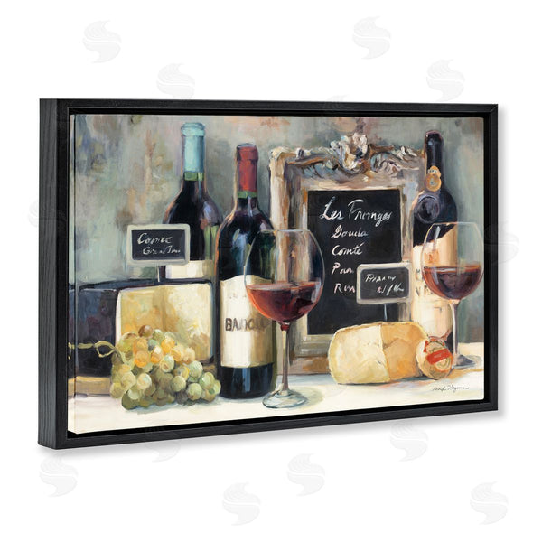 Stupell Industries Marilyn Hageman | Parisian Wine & Cheese Wall Art