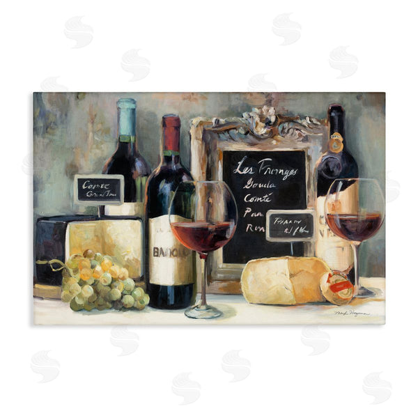 stupell industries Marilyn Hageman | Parisian Wine & Cheese Wall Art