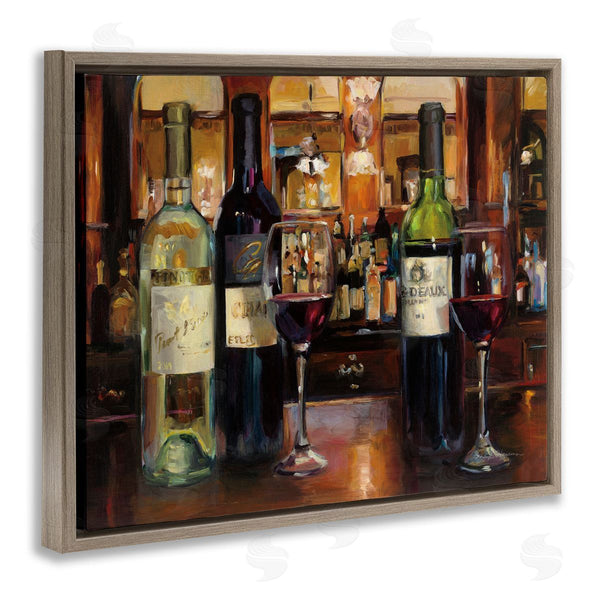Stupell Industries Marilyn Hageman | Reflection Of Wine Bottles Wall Art