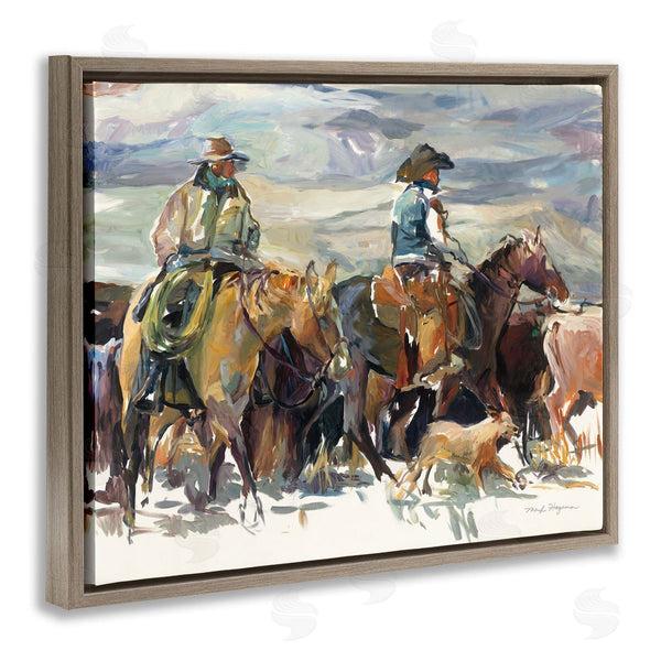 Stupell Industries Marilyn Hageman | The Roundup Western Painting Wall Art