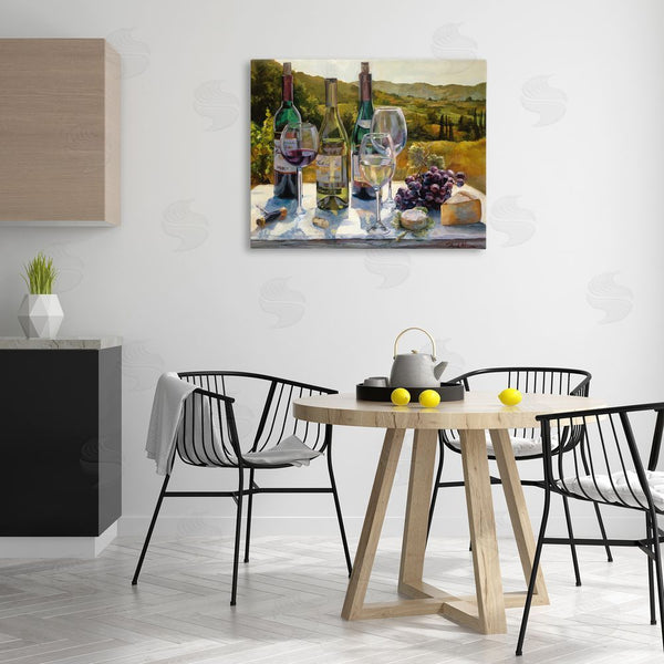 Stupell Industries Marilyn Hageman | Wine And Cheese Vineyard Wall Art