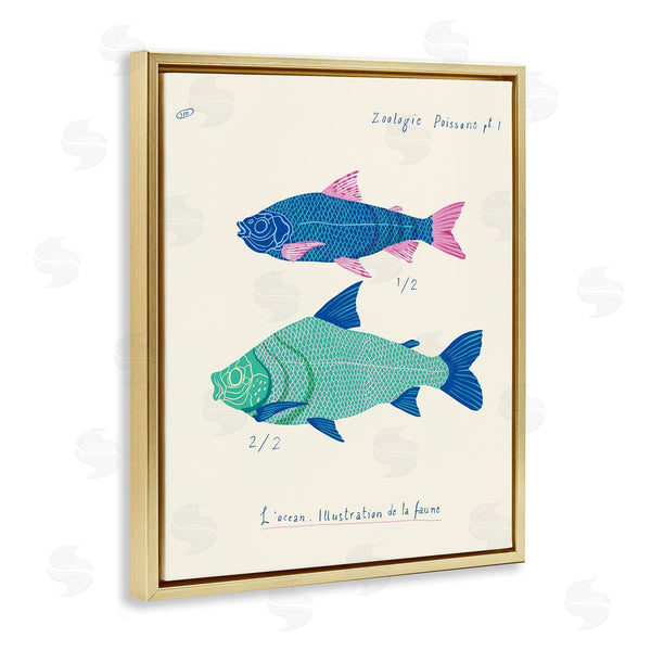 Stupell Industries Marina Astudillo | Sea Fauna Studies