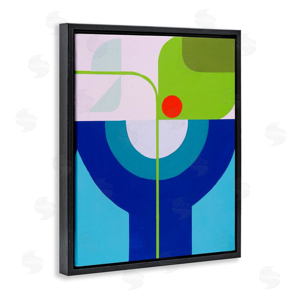 Stupell Industries Marion Griese | Green & Blue Geometric