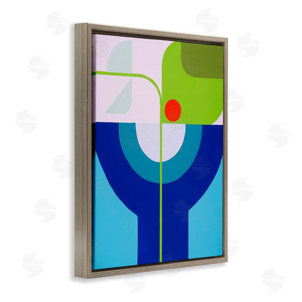 Stupell Industries Marion Griese | Green & Blue Geometric