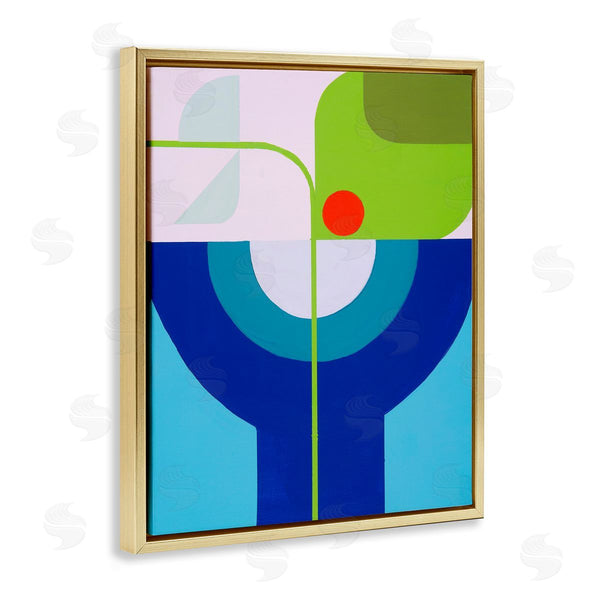 Stupell Industries Marion Griese | Green & Blue Geometric