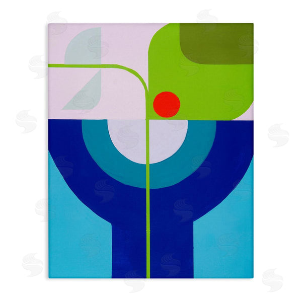 stupell industries Marion Griese | Green & Blue Geometric