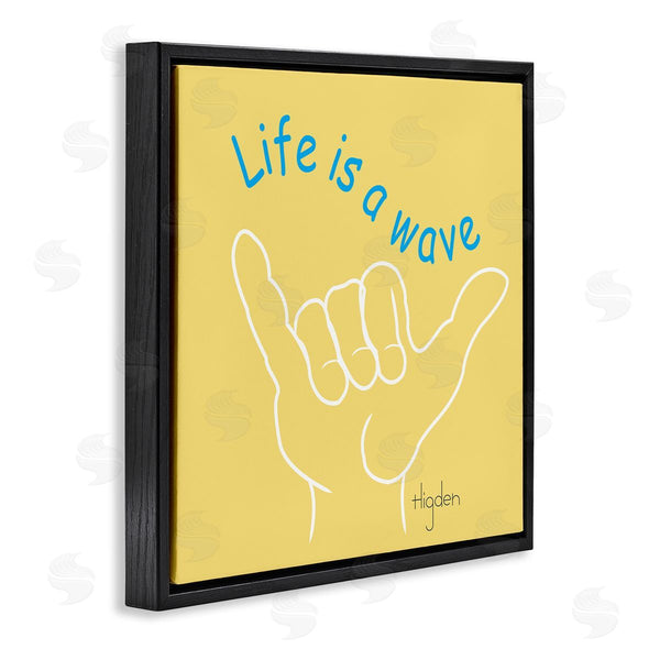 Stupell Industries Mark Higden | Life's A Wave Surf's Up Sign