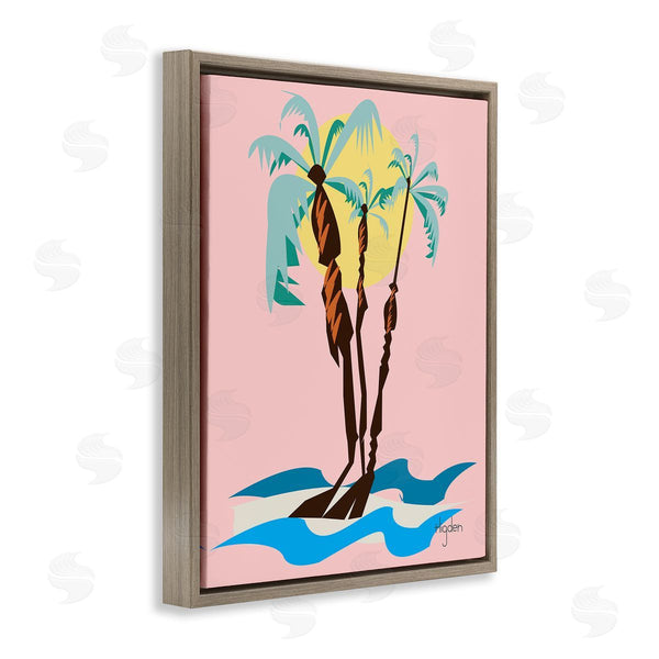 Stupell Industries Mark Higden | Palm Tree Trio Sunny Sky