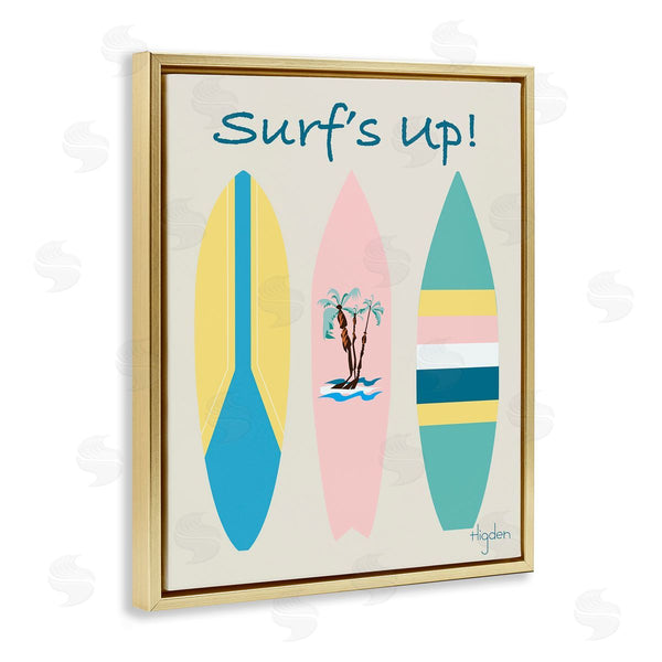 Stupell Industries Mark Higden | Surf's Up Pastel Surfboards