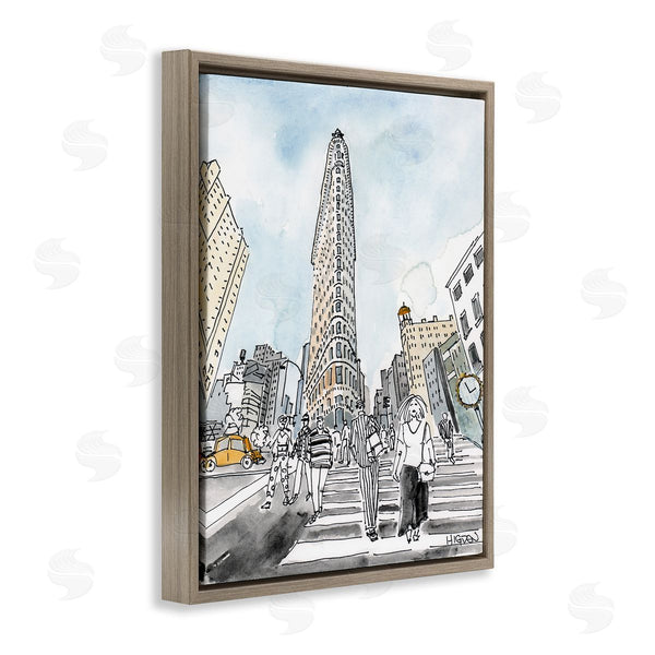 Stupell Industries Mark Higden | Urban City Streets Crosswalk Wall Art