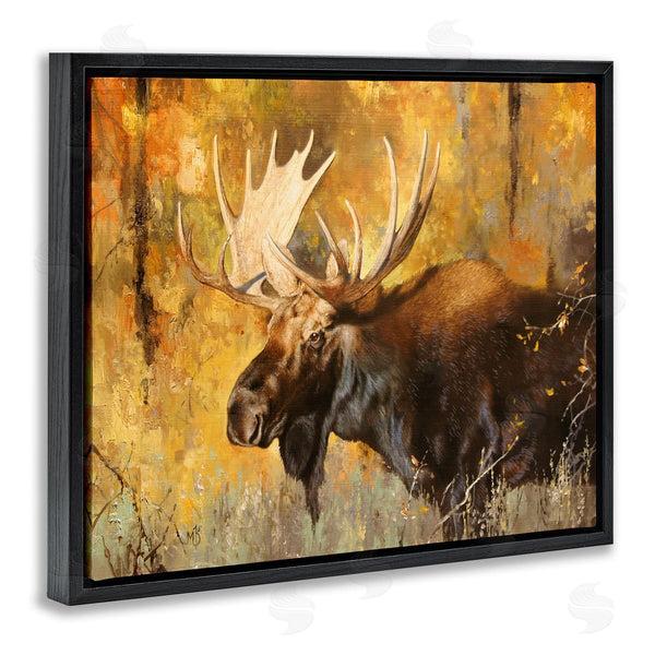 Stupell Industries Mark Kelso | Autumn Foliage Moose Portrait Wall Art
