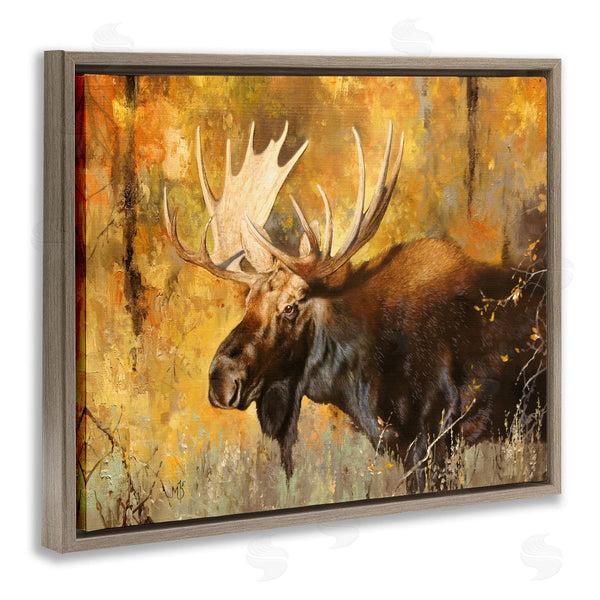 Stupell Industries Mark Kelso | Autumn Foliage Moose Portrait Wall Art
