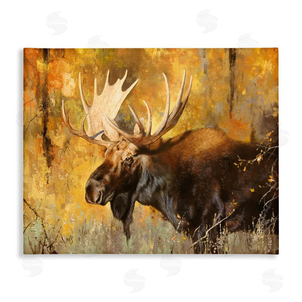 stupell industries Mark Kelso | Autumn Foliage Moose Portrait Wall Art