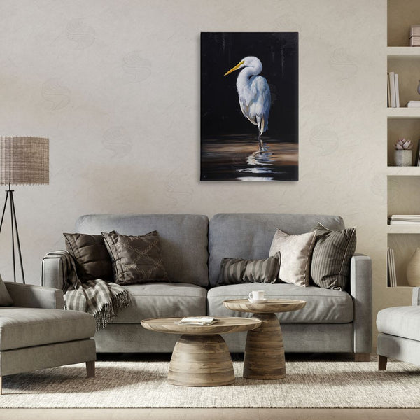 Stupell Industries Mark Kelso | Balancing Egret Bird Wall Art