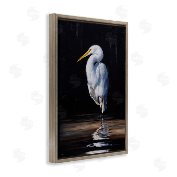 Stupell Industries Mark Kelso | Balancing Egret Bird Wall Art