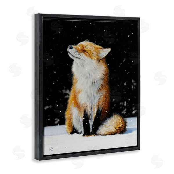 Stupell Industries Mark Kelso | Blissful Fox With Snowflakes Wall Art