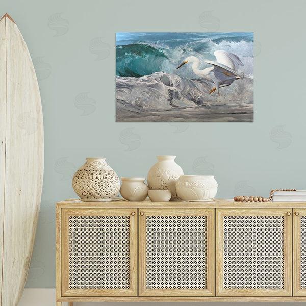 Stupell Industries Mark Kelso | Wave Dancer Heron Wall Art