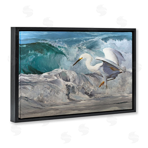 Stupell Industries Mark Kelso | Wave Dancer Heron Wall Art