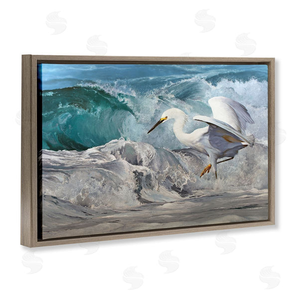 Stupell Industries Mark Kelso | Wave Dancer Heron Wall Art