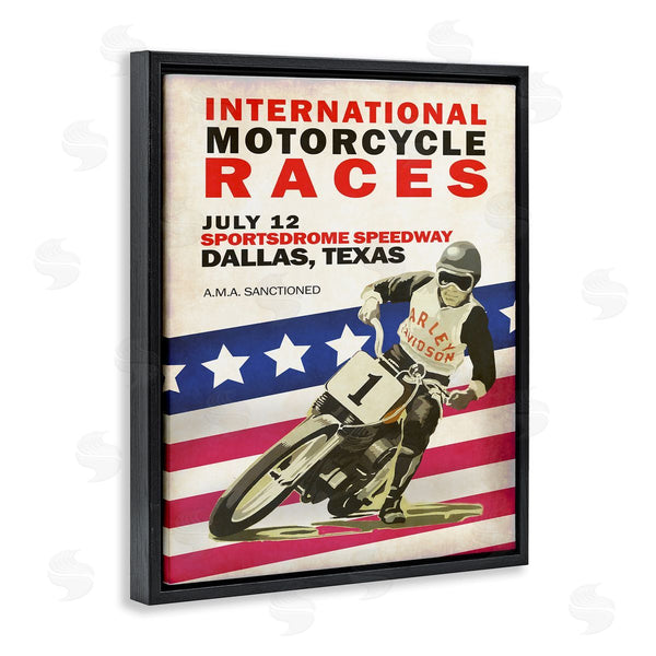 Stupell Industries Mark Rogan | American Motorcycle Sports Race